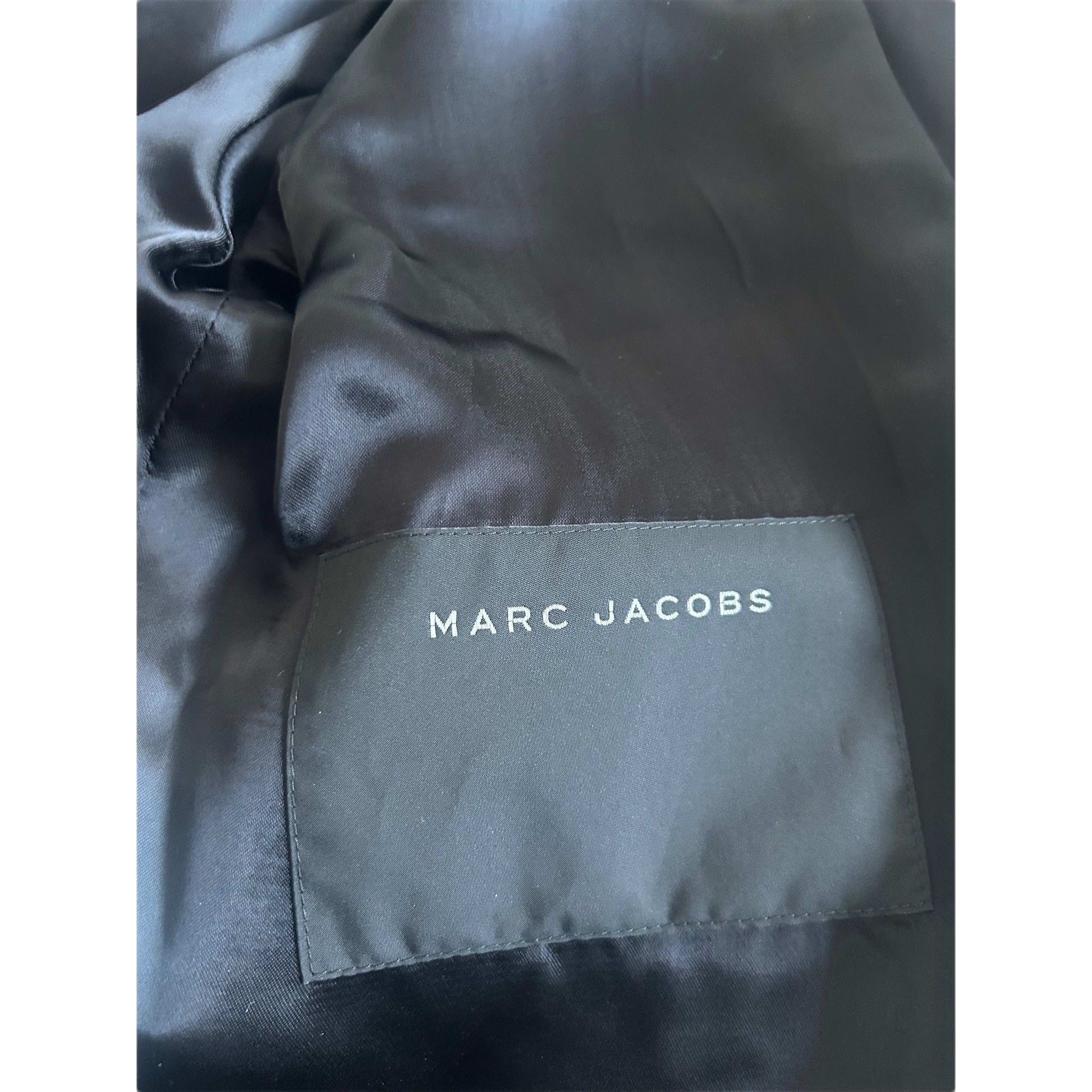 Marc Jacobs Herren Jacke Gr 50 Schwarz Blouson Rainbow Bund Luxus Designer