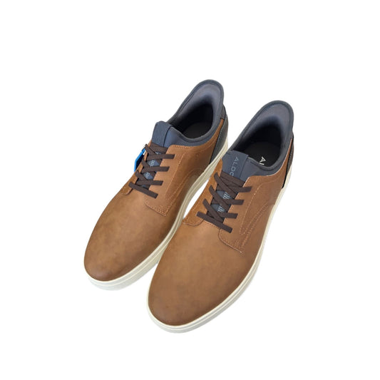 🧡 ALDO Slipper Herren 46 – Braun & Blau – Vegan – Neu