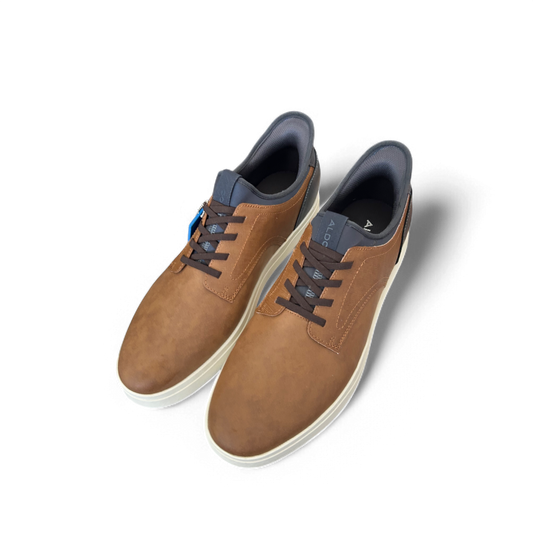 🧡 ALDO Slipper Herren 46 – Braun & Blau – Vegan – Neu