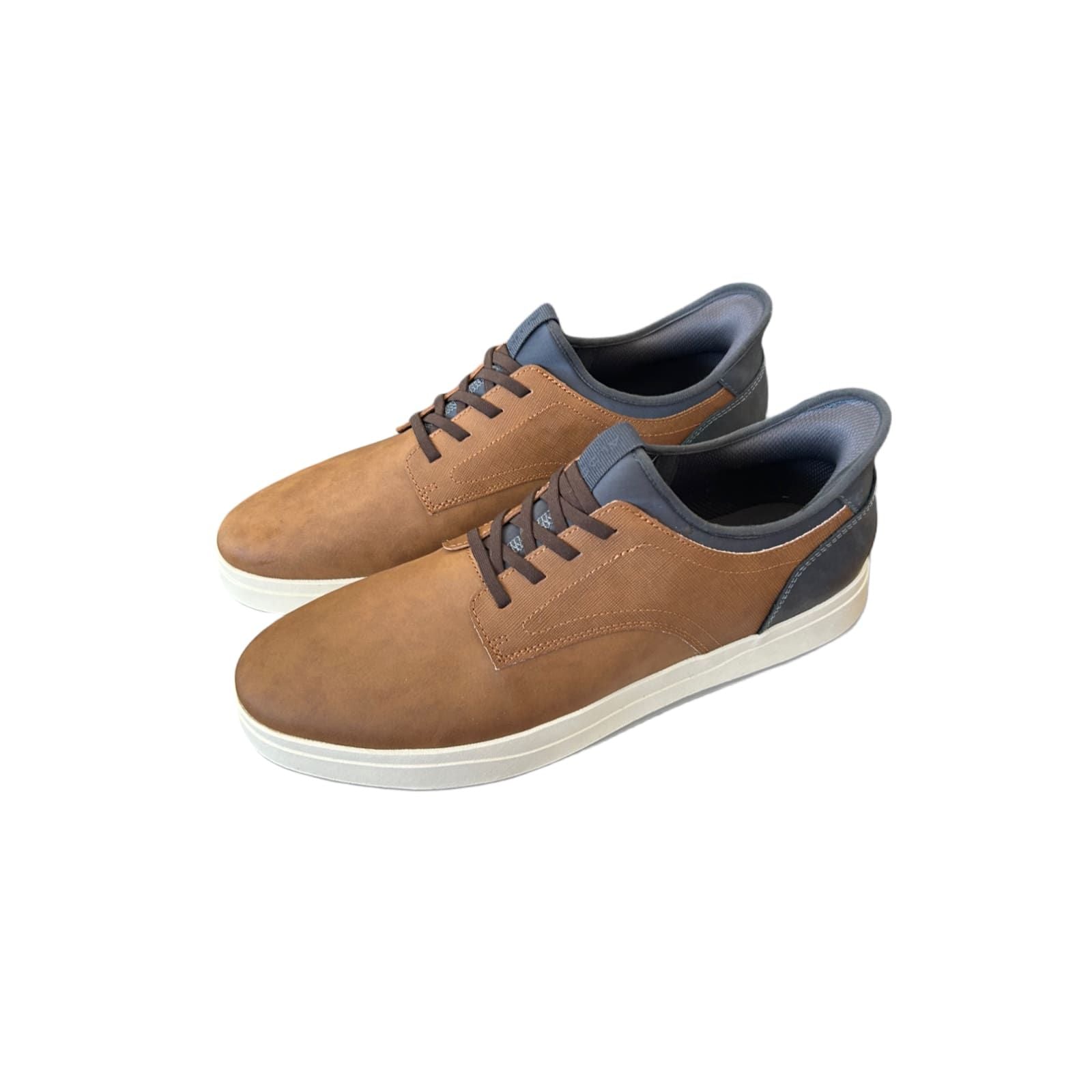 🧡 ALDO Slipper Herren 46 – Braun & Blau – Vegan – Neu