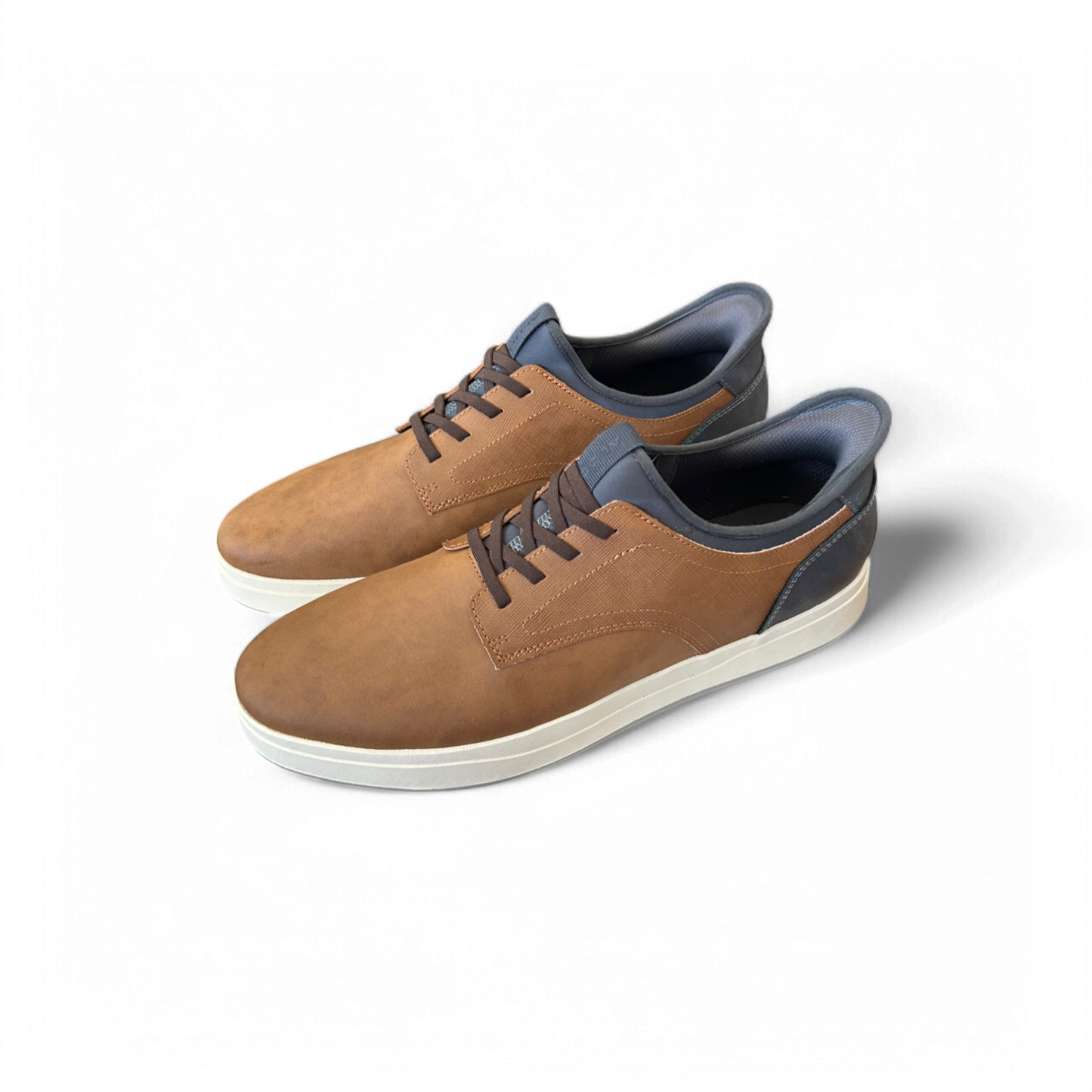 🧡 ALDO Slipper Herren 46 – Braun & Blau – Vegan – Neu