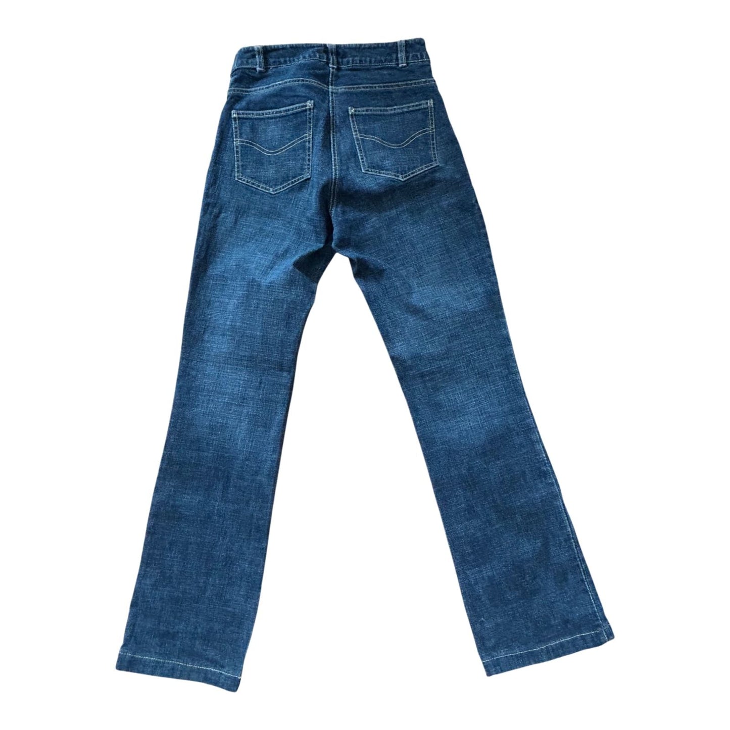 Biba Jeans Damen Hose Gr 34 Blau Slim Fit Stretch Klassisch Denim