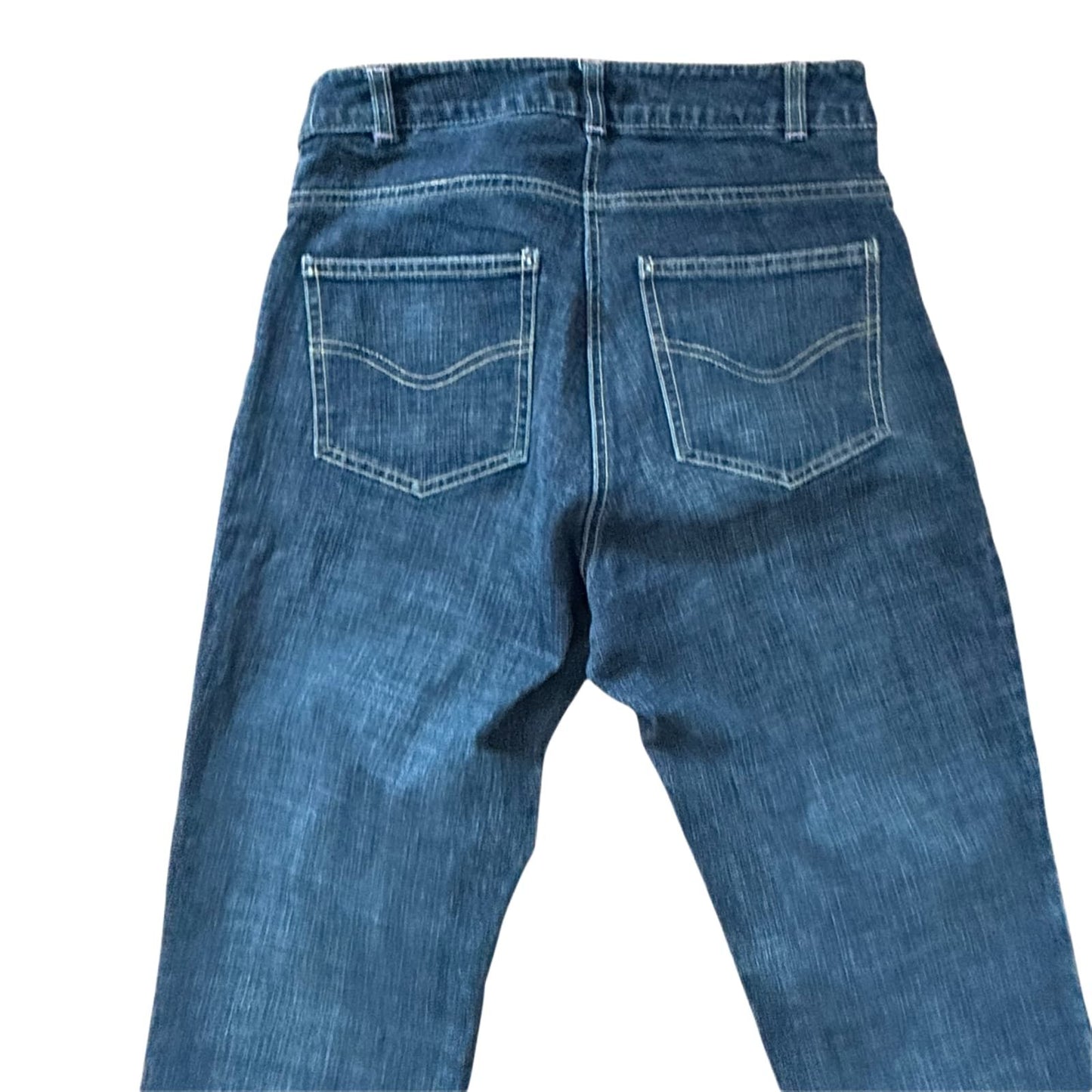 Biba Jeans Damen Hose Gr 34 Blau Slim Fit Stretch Klassisch Denim