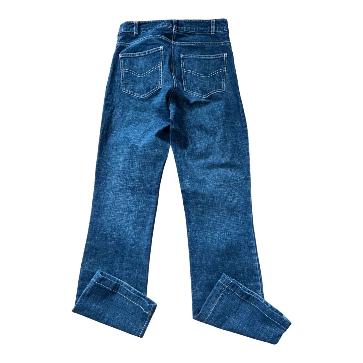 Biba Jeans Damen Hose Gr 34 Blau Slim Fit Stretch Klassisch Denim