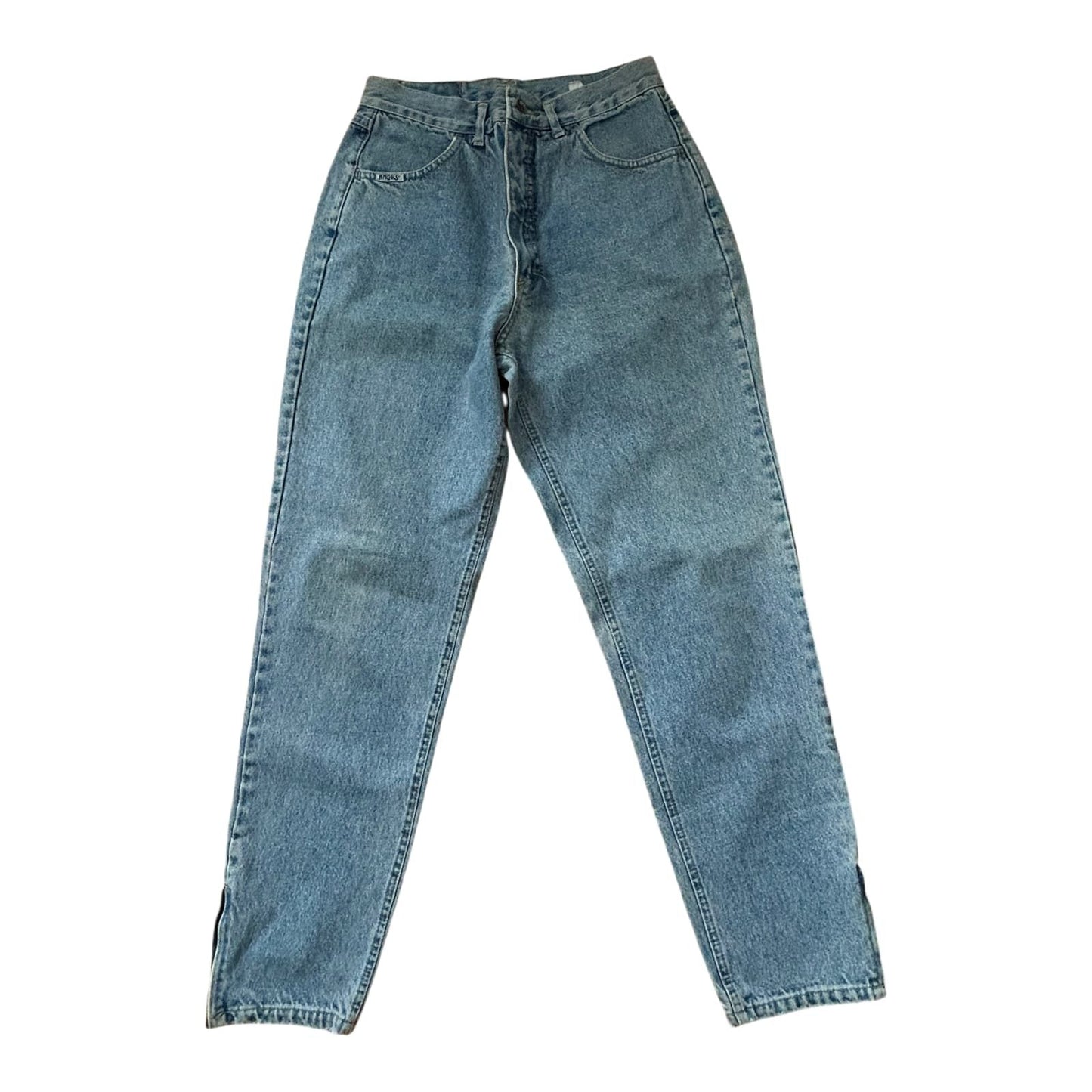 Angels Jeans Damen Gr 38 Blau Vintage Sarah Baumwolle Reißverschluss