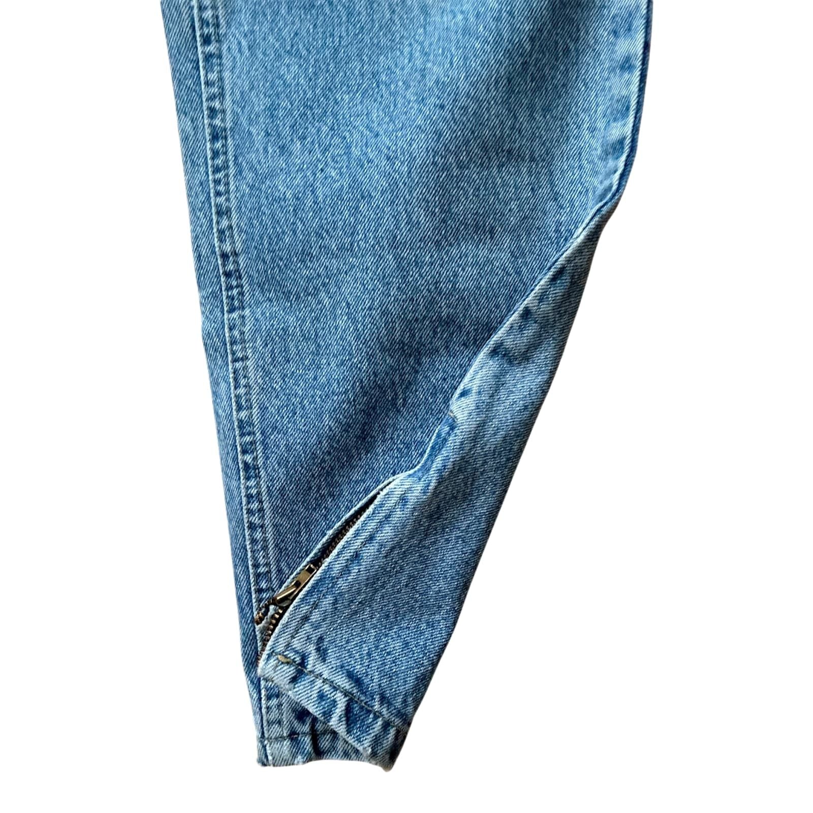 Angels Jeans Damen Gr 38 Blau Vintage Sarah Baumwolle Reißverschluss