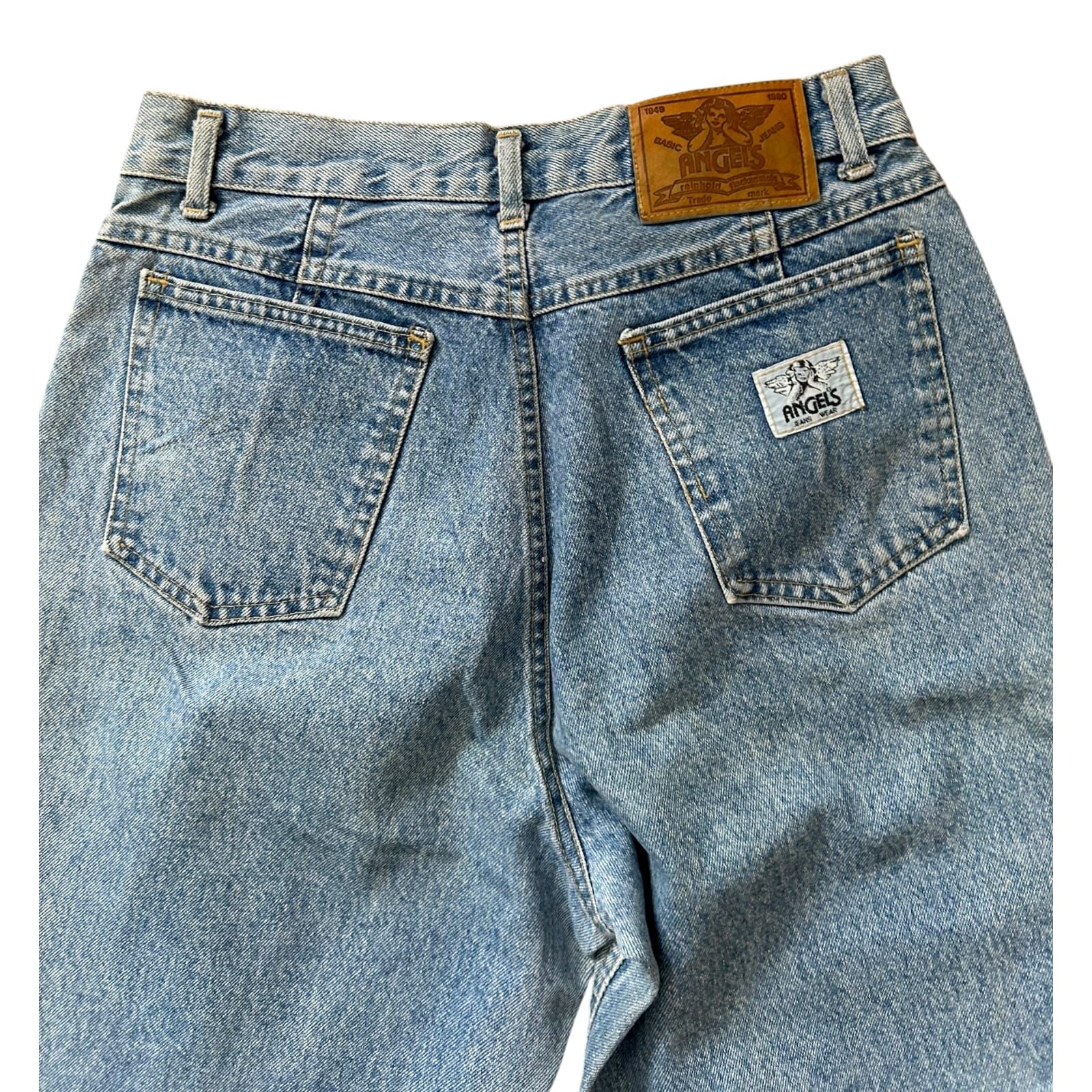 Angels Jeans Damen Gr 38 Blau Vintage Sarah Baumwolle Reißverschluss