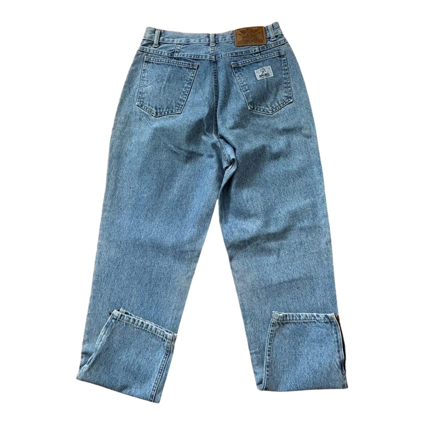 Angels Jeans Damen Gr 38 Blau Vintage Sarah Baumwolle Reißverschluss