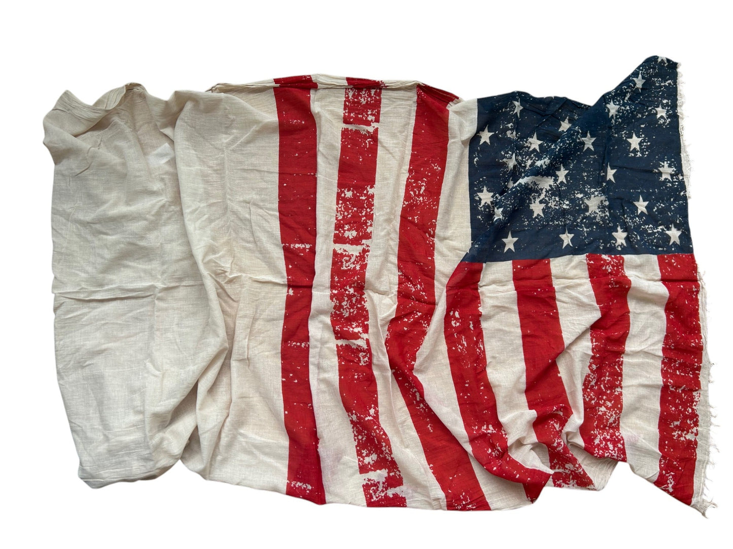 🧣 Review Tuch mit US-Print 100 x 190 cm – Baumwolle 🇺🇸