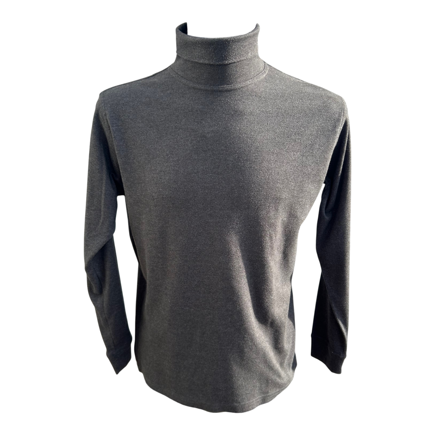 Mc Neal Rollkragenpullover Herren Gr M Grau Baumwolle Warm Langarm Winter