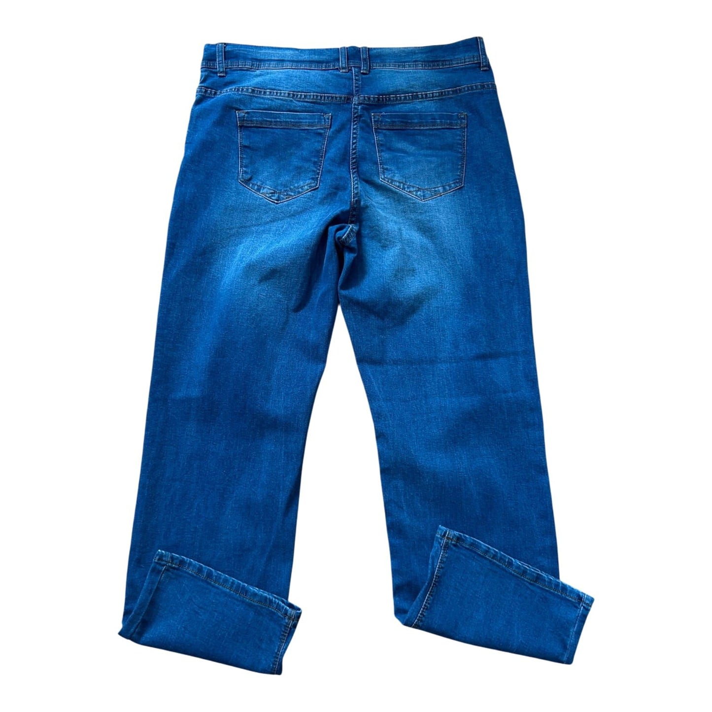 Up2Fashion Jeans Damen Gr 46 Blau Stretch Gerade Hose Elastisch Komfort