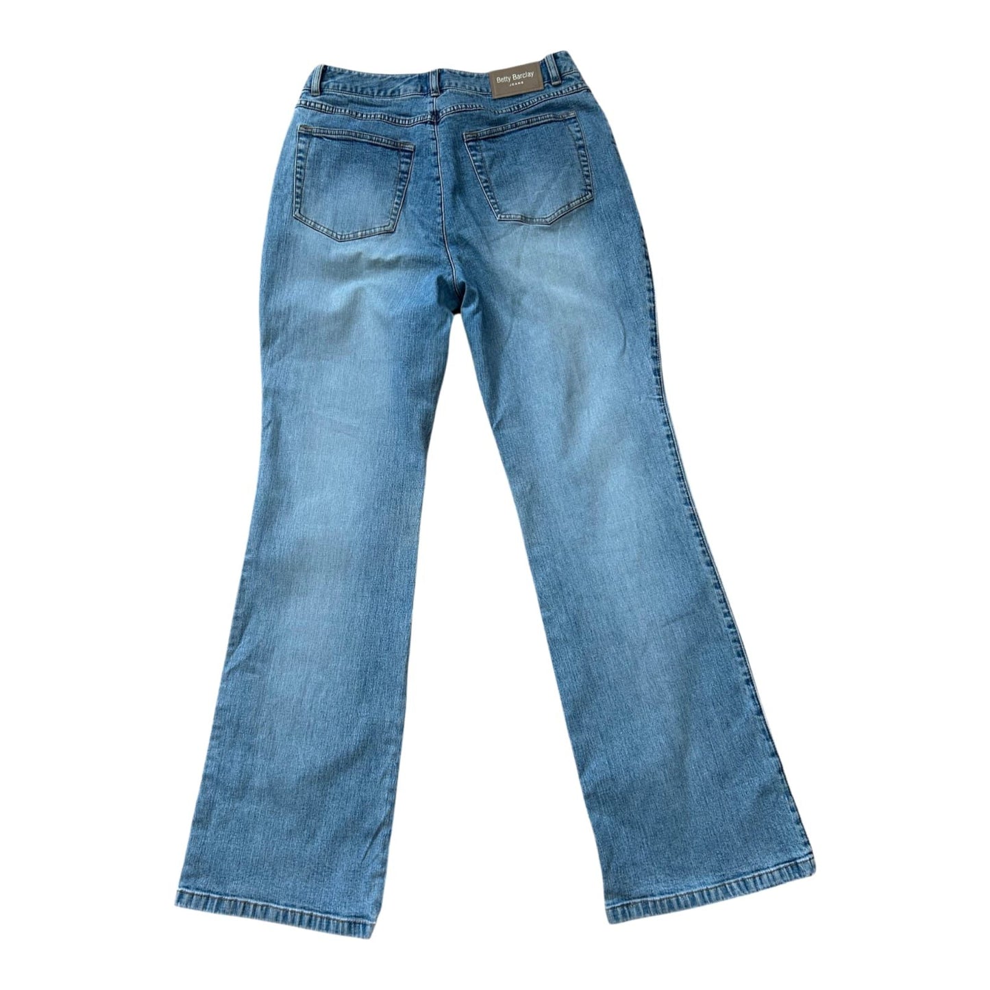 Betty Barclay Jeans Damen Hose Gr 40 Blau Strass Pailletten Bootcut
