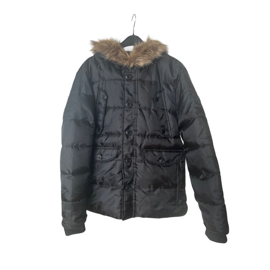 🧊 Bruno Banani Jacke Herren L Schwarz – Neuwertig & Warm