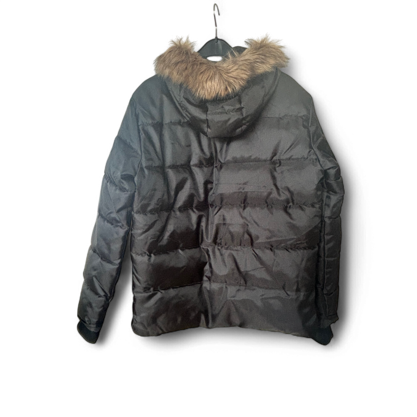 🧊 Bruno Banani Jacke Herren L Schwarz – Neuwertig & Warm