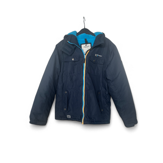 LEMMi Outdoorjacke Jungen Gr 152 Winterjacke Dunkelblau Warm Gefüttert Robust