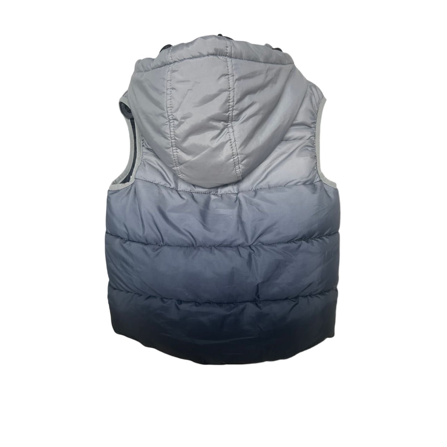 🧒 H&M Weste Jungen Gr. 122 – Blau mit abnehmbarer Kapuze, Top