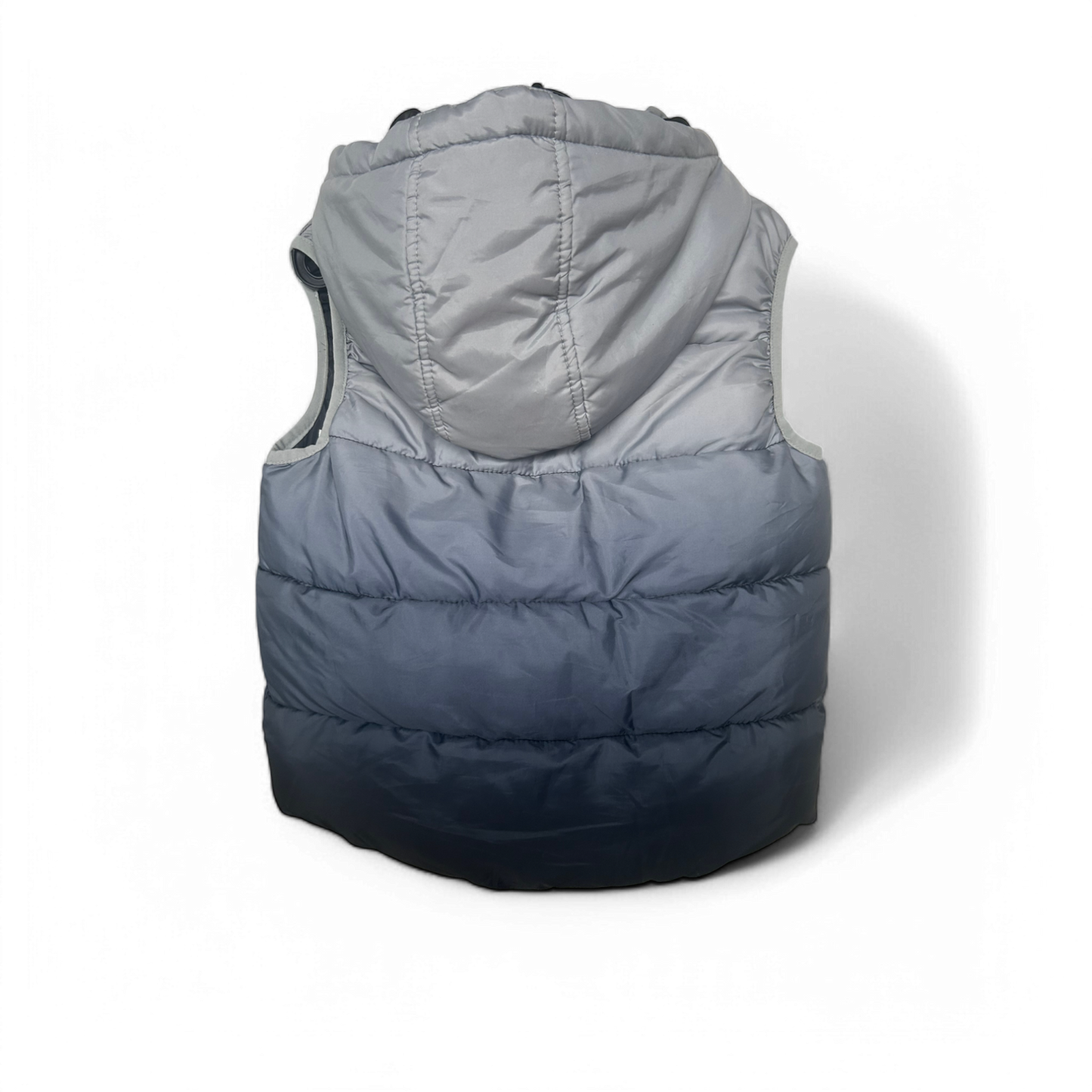 🧒 H&M Weste Jungen Gr. 122 – Blau mit abnehmbarer Kapuze, Top