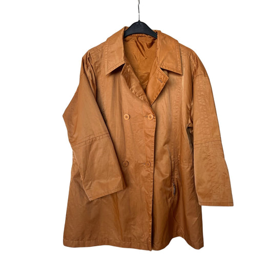 Tuzzi Jacke Damen Gr 42 Kupfer Elegant Glänzend Übergangsjacke Gefüttert Chic
