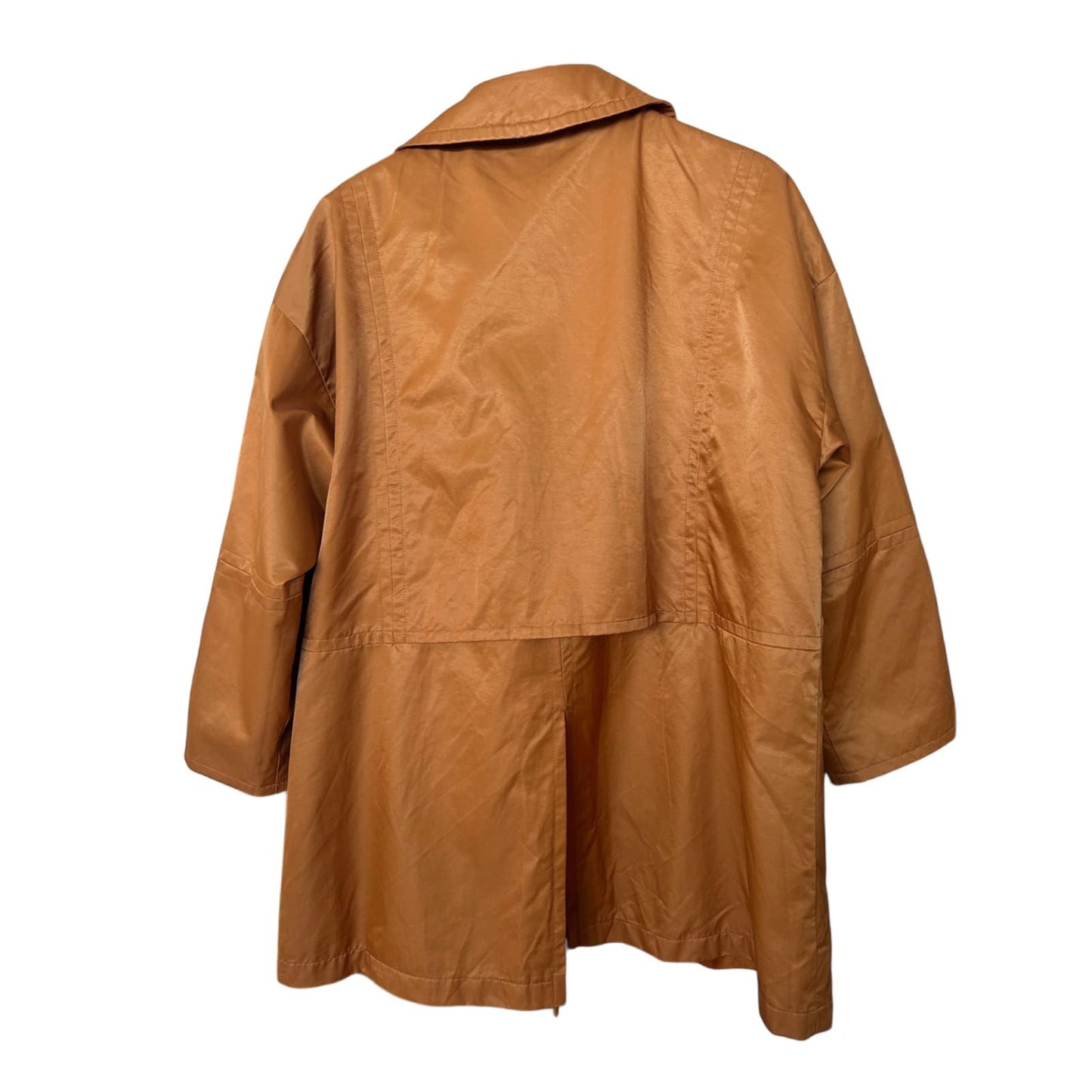 Tuzzi Jacke Damen Gr 42 Kupfer Elegant Glänzend Übergangsjacke Gefüttert Chic