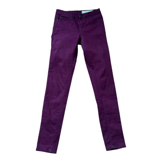 Esmara Jeans Damen Hose Gr 36 Bordeaux Stretch Super Skinny Fit Modern