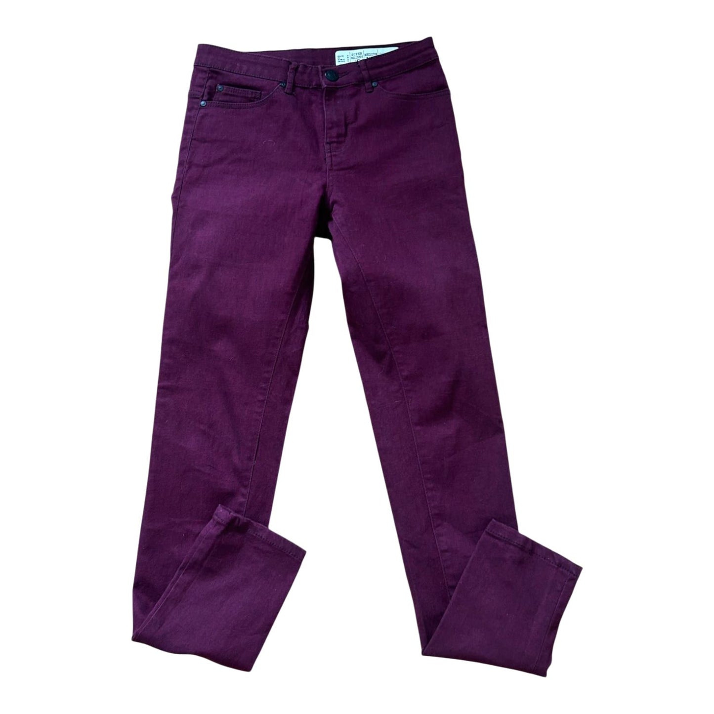Esmara Jeans Damen Hose Gr 36 Bordeaux Stretch Super Skinny Fit Modern
