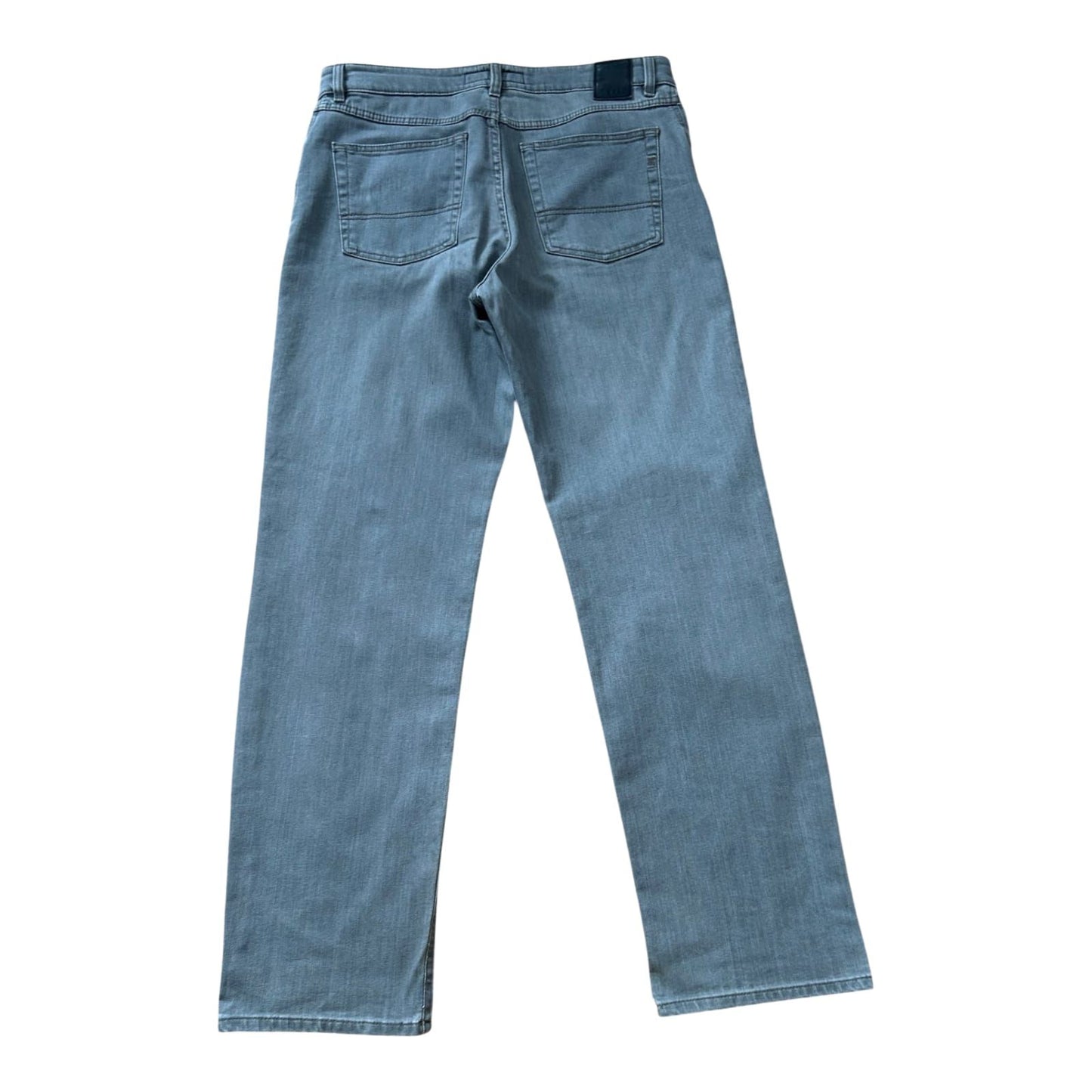 BRAX Jeans Herren Hose Gr 52 Grau Stretch Carlos Modern Denim Hochwertig