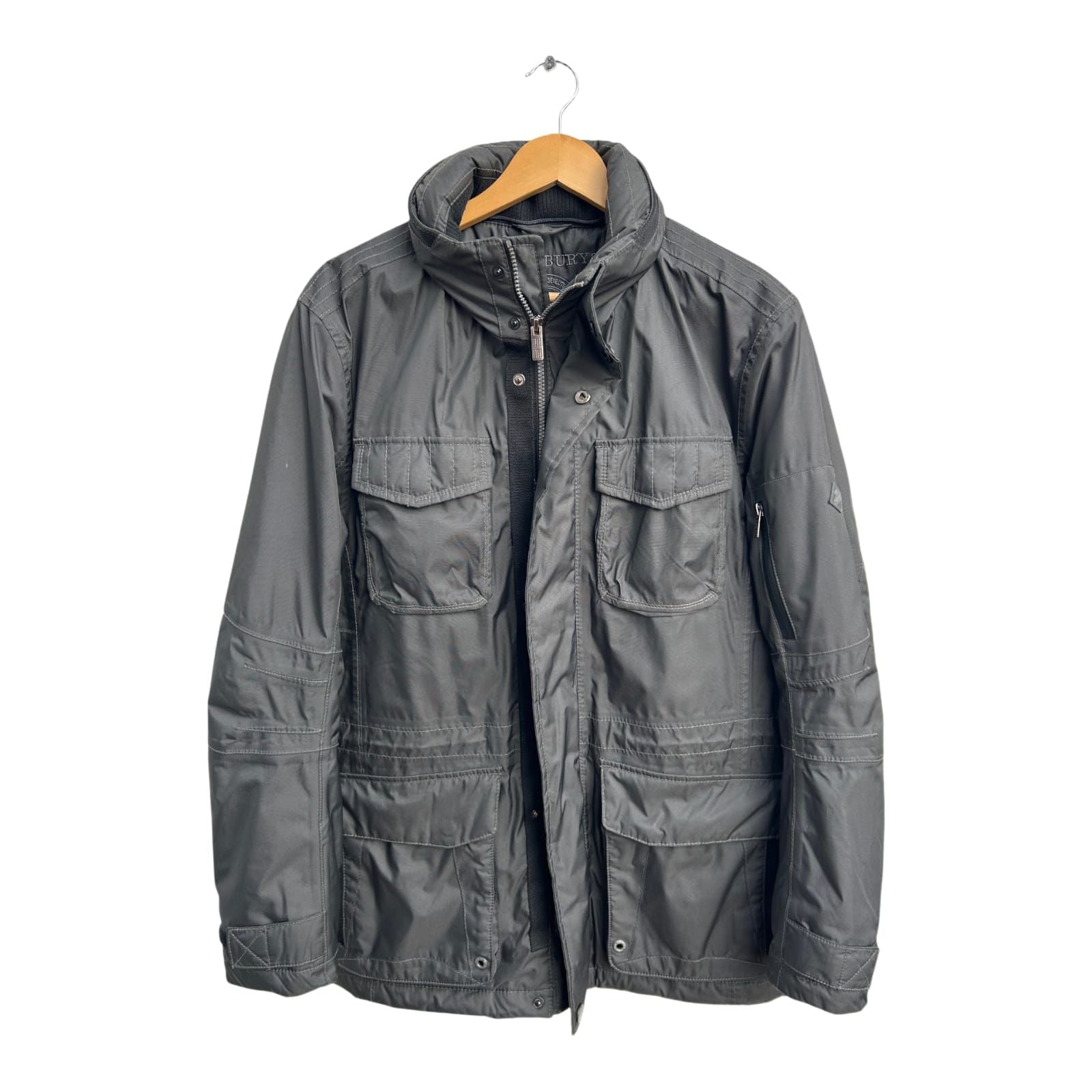 Westbury Raintex Herren Jacke Gr 50 Dunkelgrau Wasserdicht Winddicht Warm Atmungsaktiv