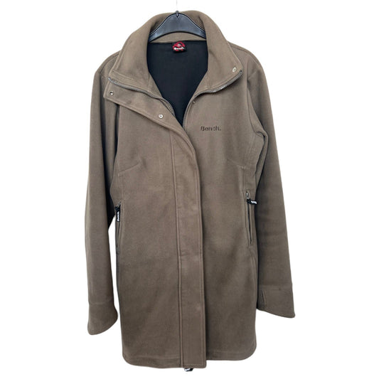 Bench Fleecejacke Damen S Khaki Lang Warm Weich Hochwertig Übergangsjacke