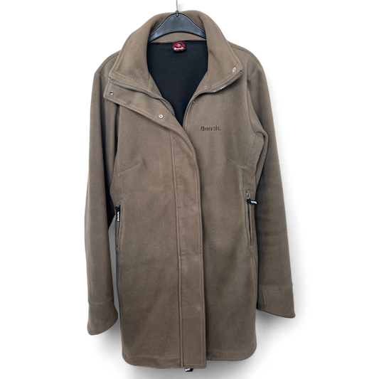 Bench Fleecejacke Damen S Khaki Lang Warm Weich Hochwertig Übergangsjacke