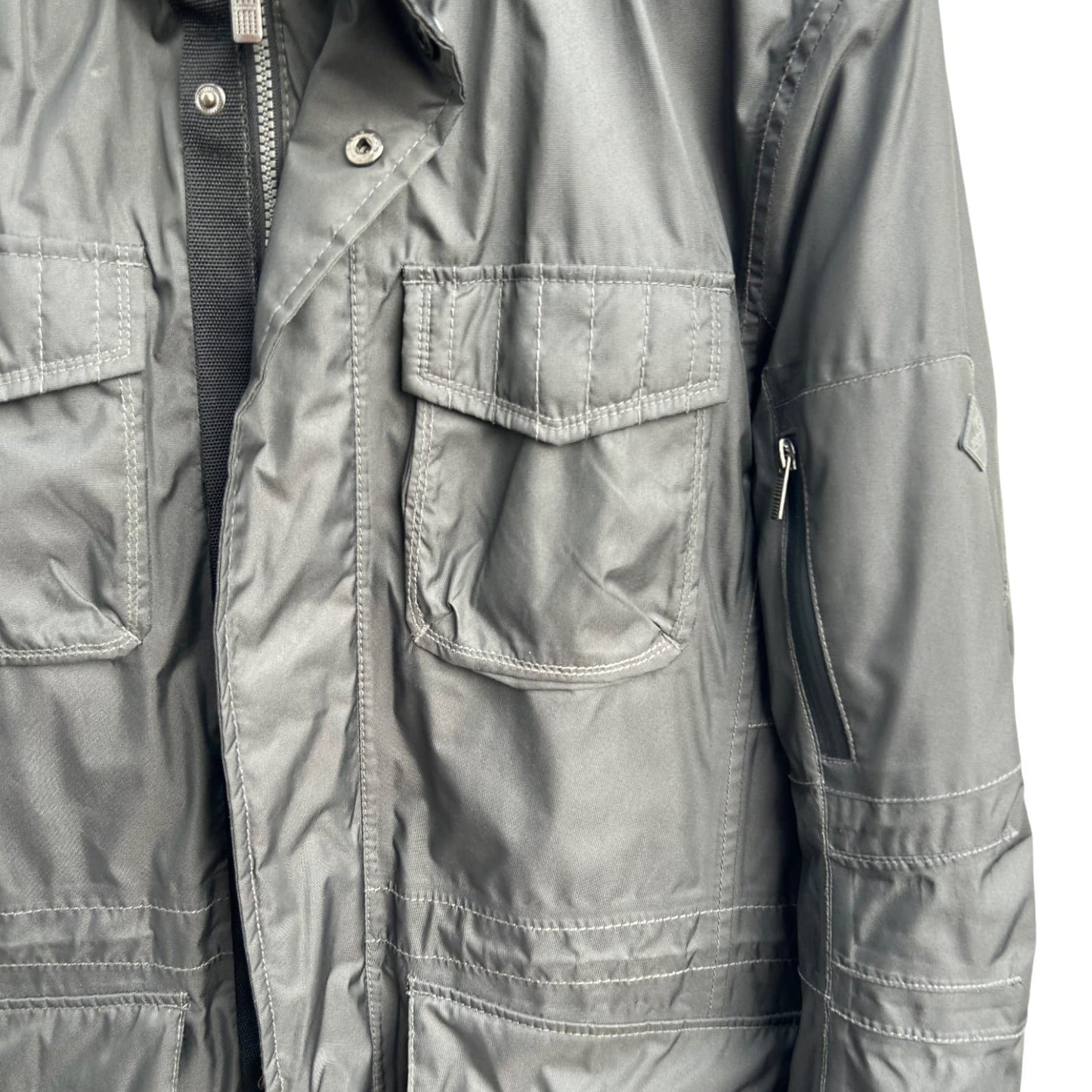 Westbury Raintex Herren Jacke Gr 50 Dunkelgrau Wasserdicht Winddicht Warm Atmungsaktiv
