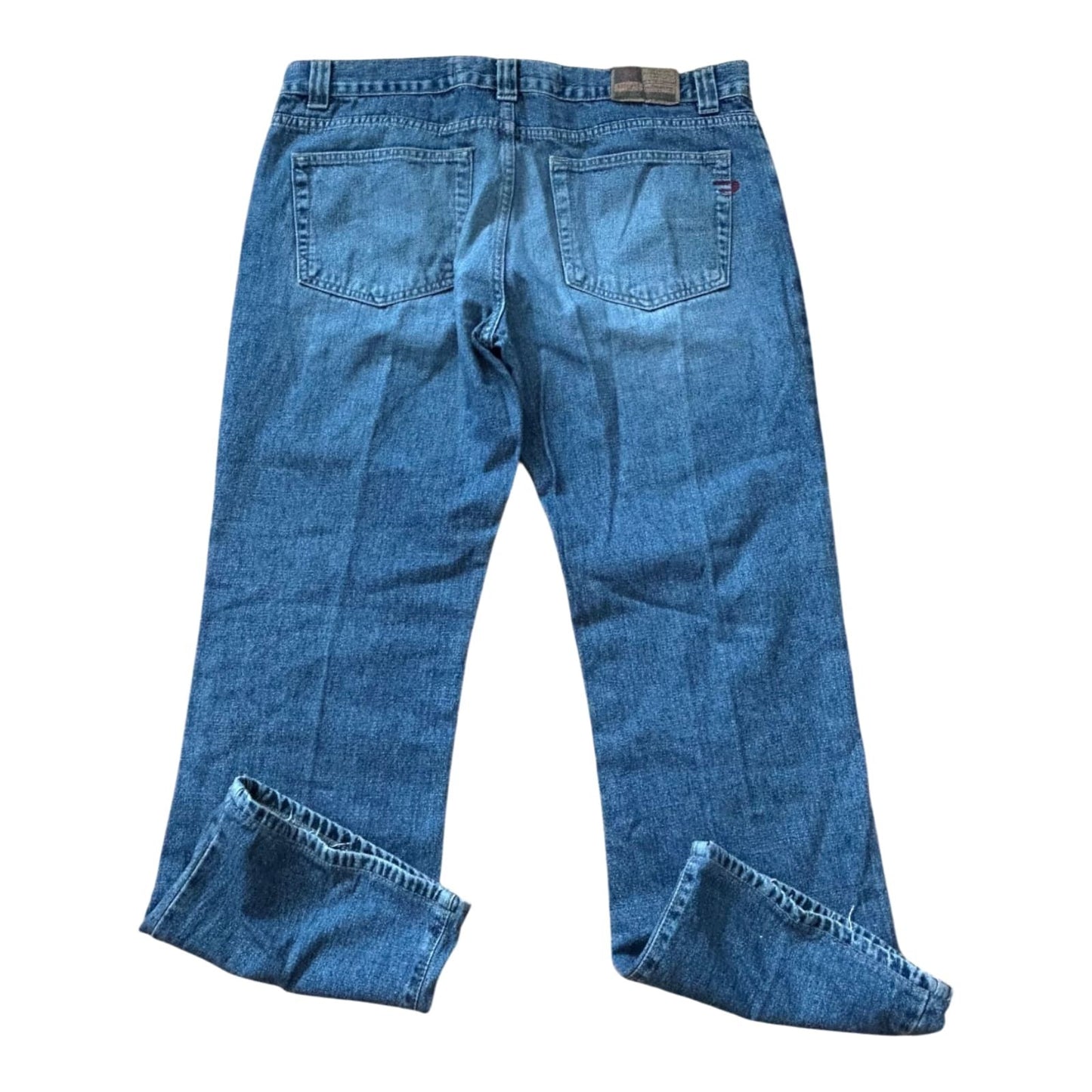 Diesel Jeans Herren Hose W36 Blau Denim Knopfleiste Vintage Look Kurz