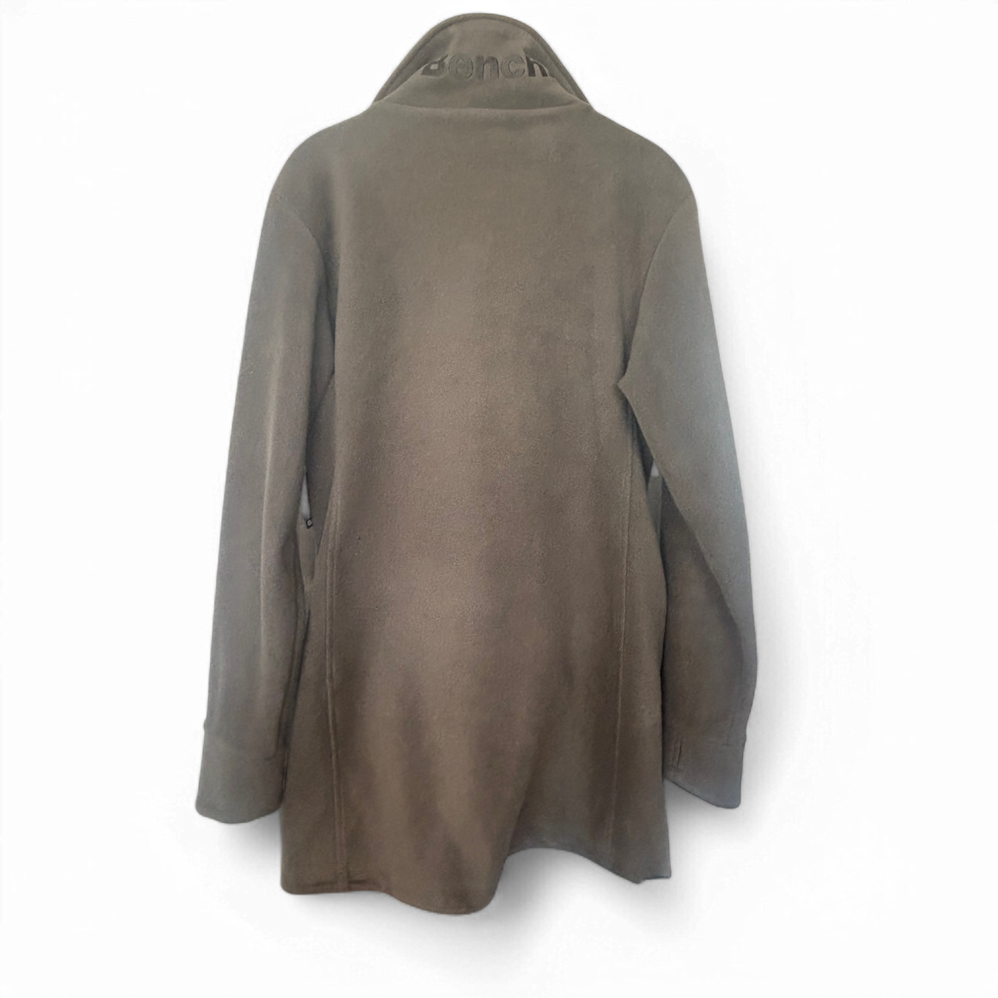 Bench Fleecejacke Damen S Khaki Lang Warm Weich Hochwertig Übergangsjacke