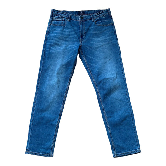 Ben Sherman Jeans Herren gerade geschnitten Blau Denim W40 Straight Fit