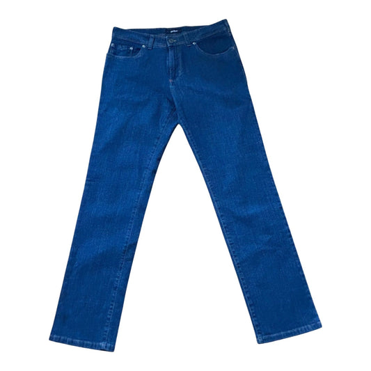 Gardeur Jeans Herren W33 L32 Blau Straight Leg Regular Fit Denim Hose