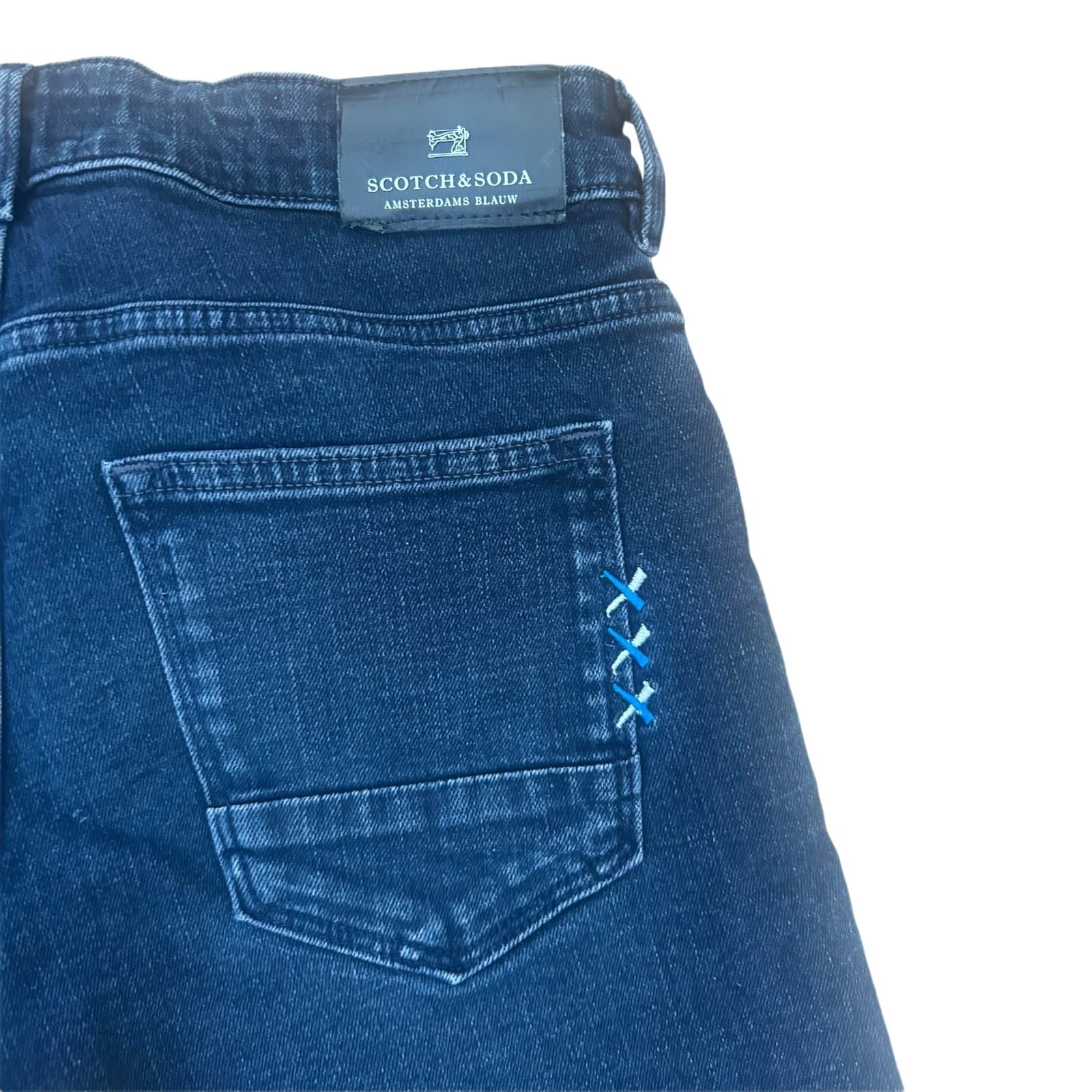 Scotch Soda Shorts Damen Gr 36 Blau Strummer Denim kurze Hose Sommer