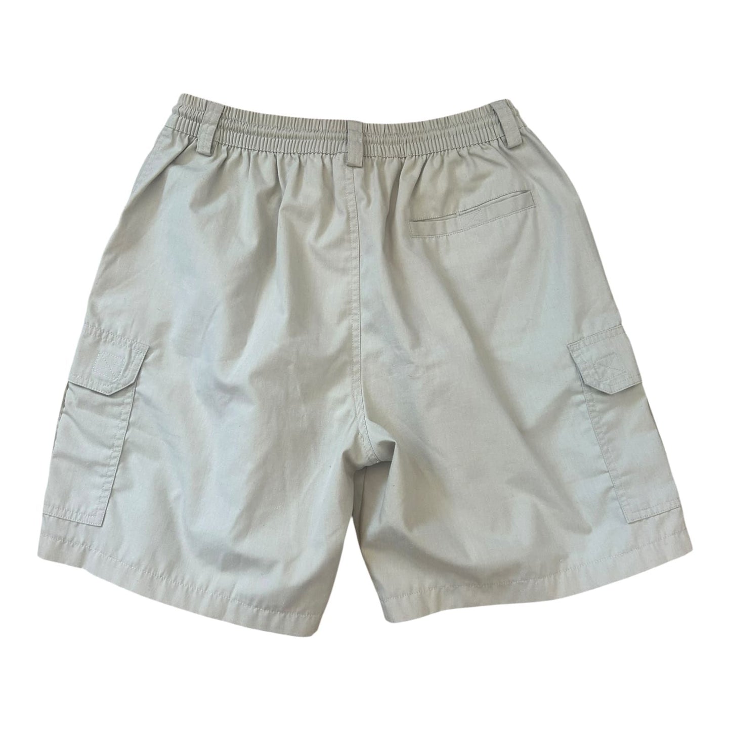 Damen Shorts Cargo Hose XL Beige Sommer Baumwolle Gummibund Casual Style