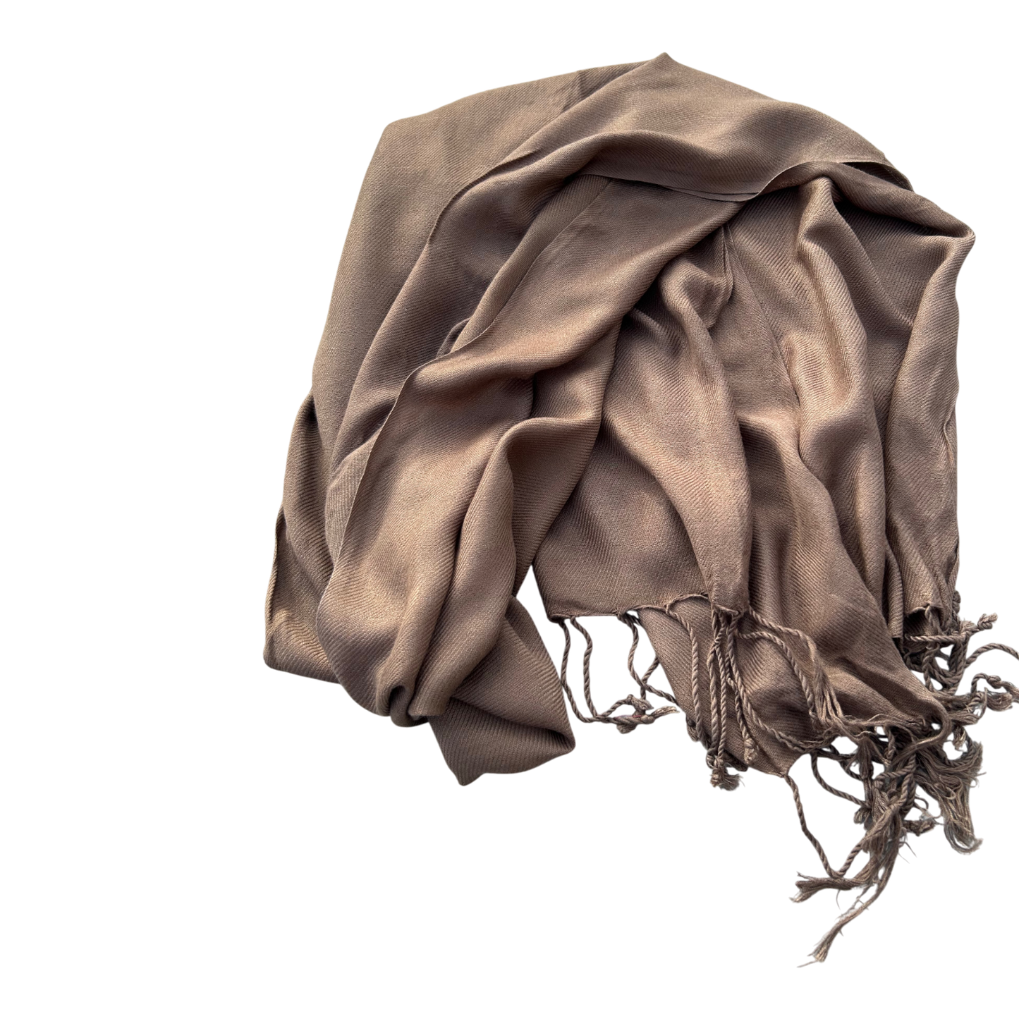 Sorbetto Schal Damen braun weich Viskose schlicht elegant Accessoire Herbst Winter