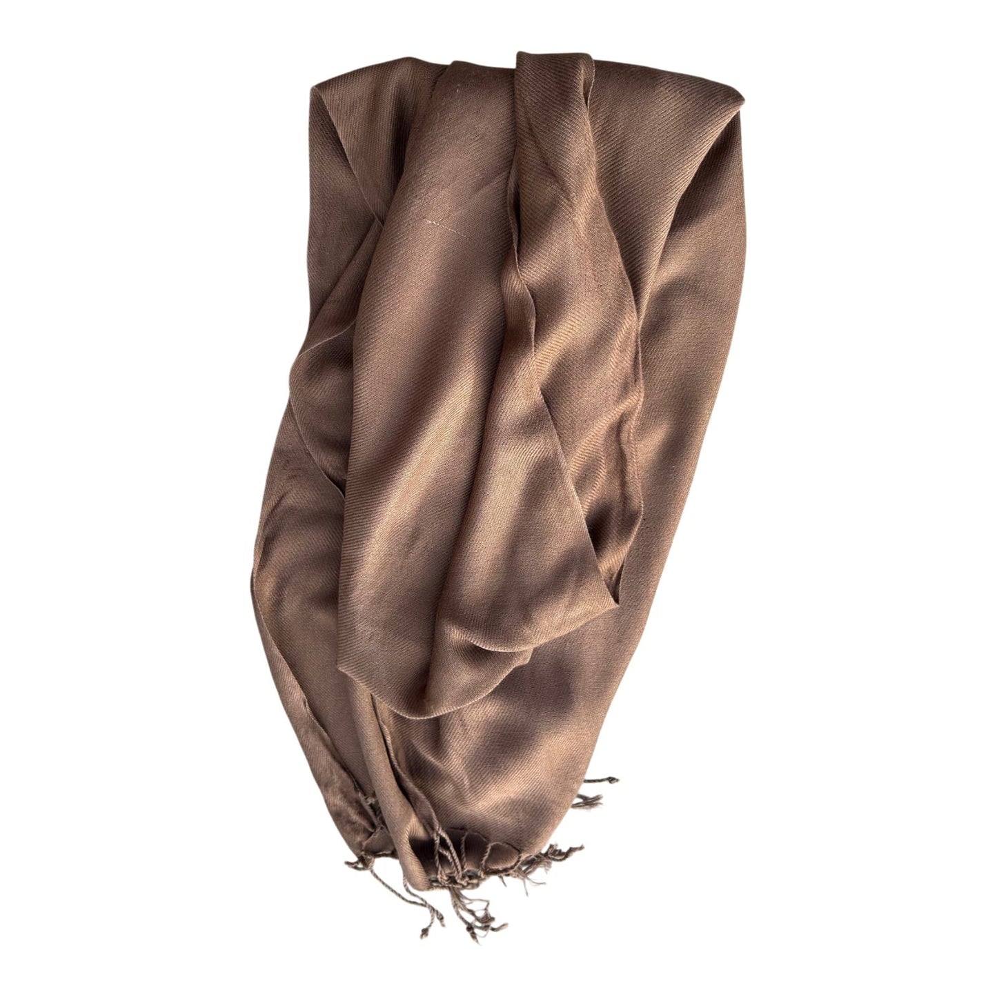Sorbetto Schal Damen braun weich Viskose schlicht elegant Accessoire Herbst Winter