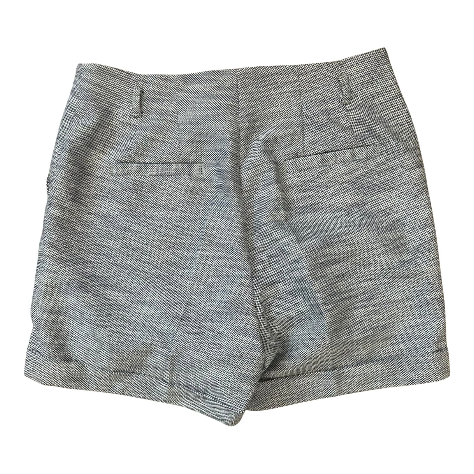 Esprit Shorts Damen Hose Gr 38 Beige Muster Sommer Stoffhose Elegant Chic