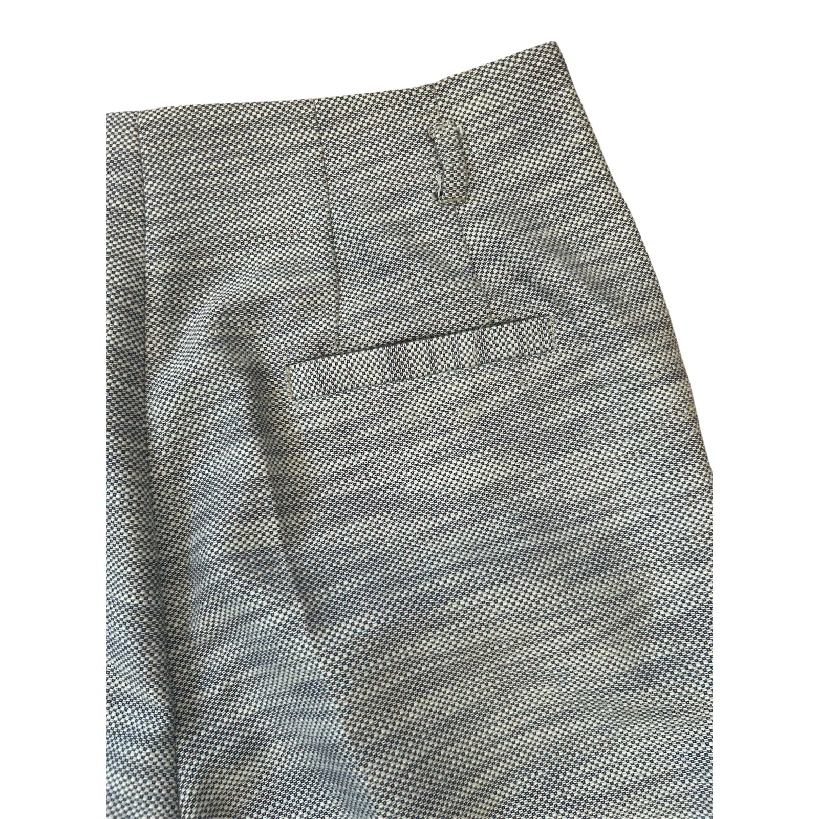 Esprit Shorts Damen Hose Gr 38 Beige Muster Sommer Stoffhose Elegant Chic