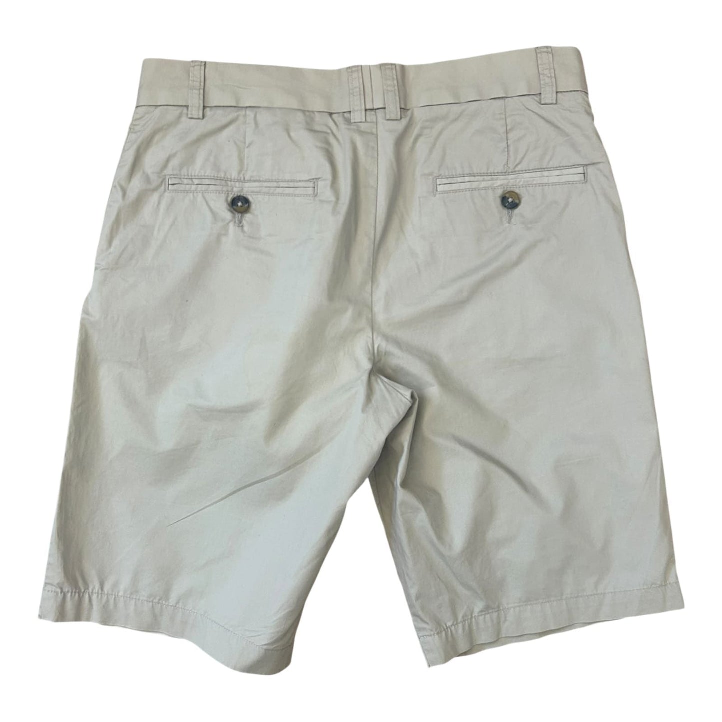 H&M Herren Cargo Shorts Bermuda Gr 46 Beige Baumwolle Sommer Freizeit