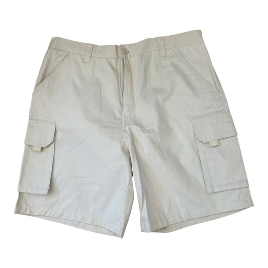 Herren Cargo Shorts Marc Kostner Gr 50 Beige Baumwolle Sommer Freizeit Hose