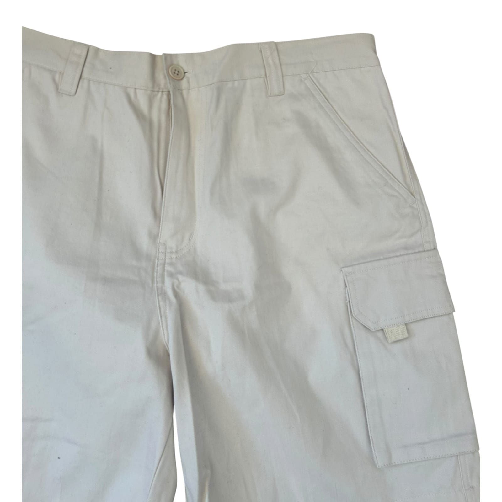 Herren Cargo Shorts Marc Kostner Gr 50 Beige Baumwolle Sommer Freizeit Hose