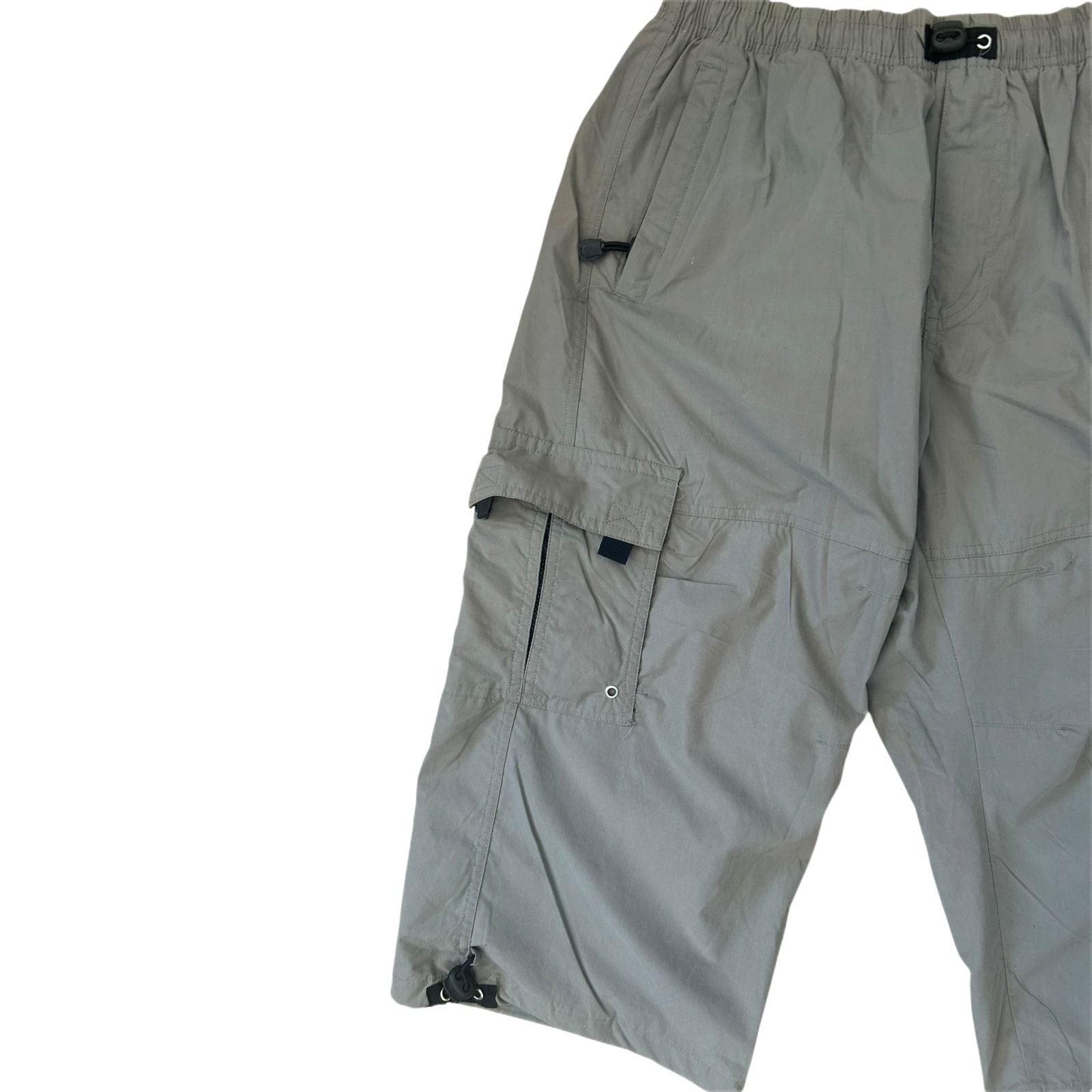Infinity Man Hose Herren 3/4 Hose XL Khaki Outdoor Leicht Taschen Sommer