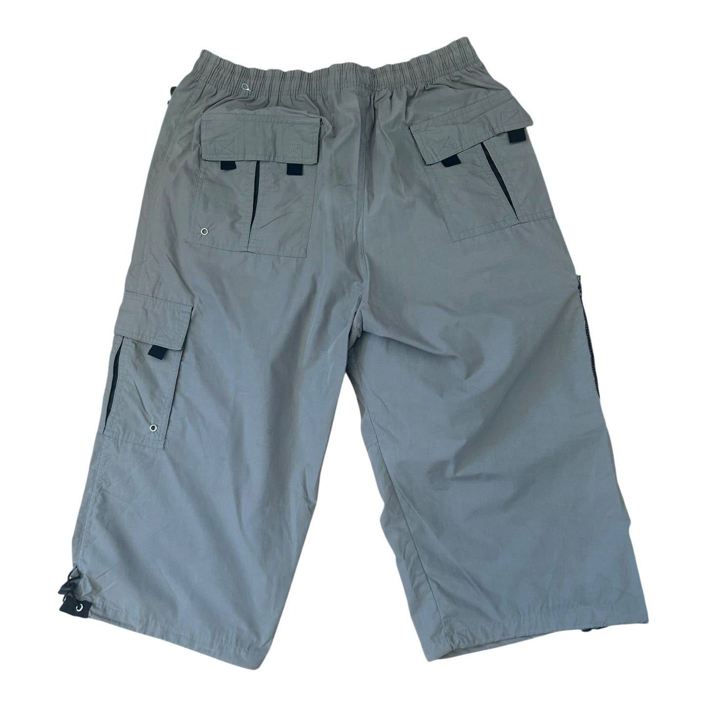 Infinity Man Hose Herren 3/4 Hose XL Khaki Outdoor Leicht Taschen Sommer