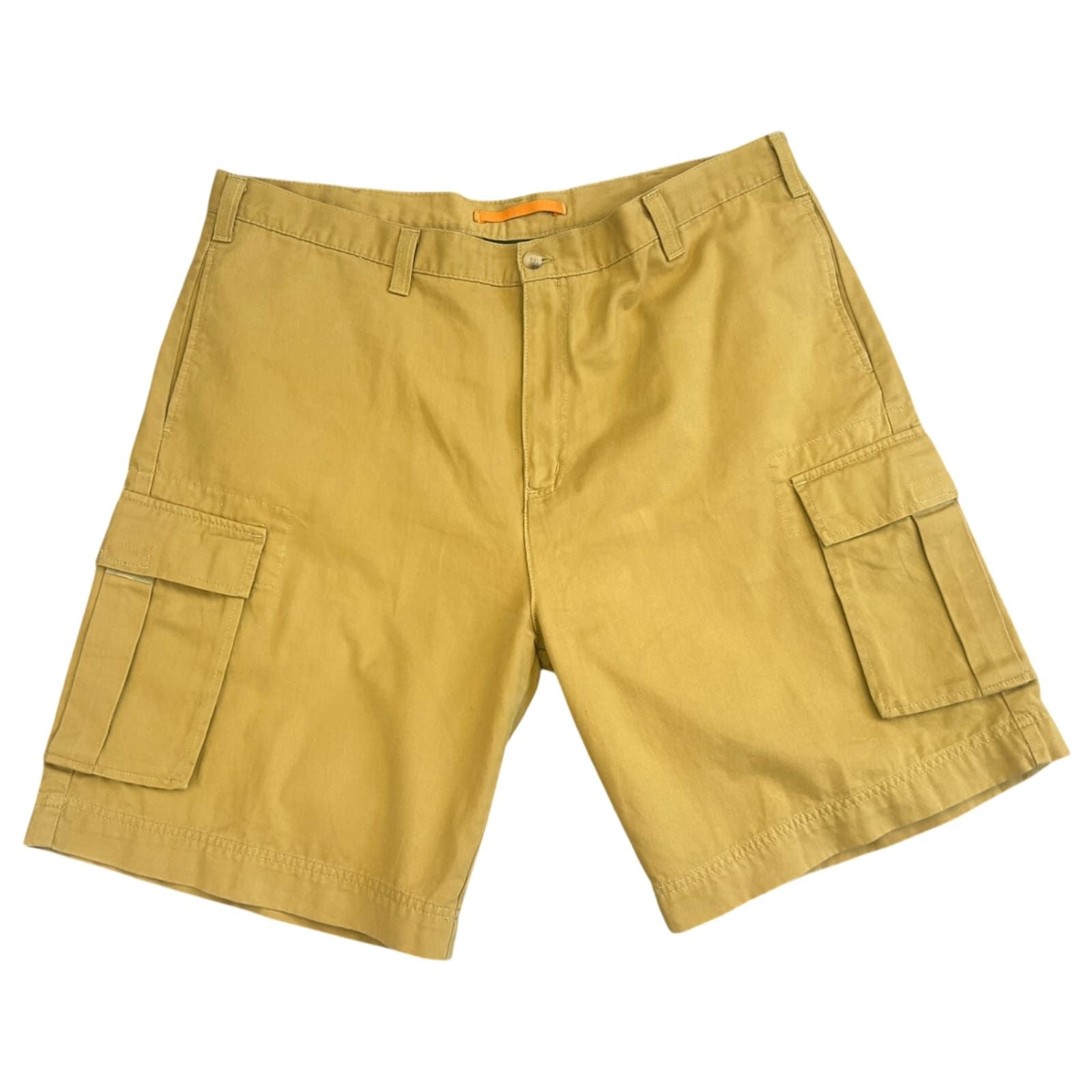 Timberland Bermuda Herren Shorts Gr 40 XL Beige Cargo Baumwolle Sommer