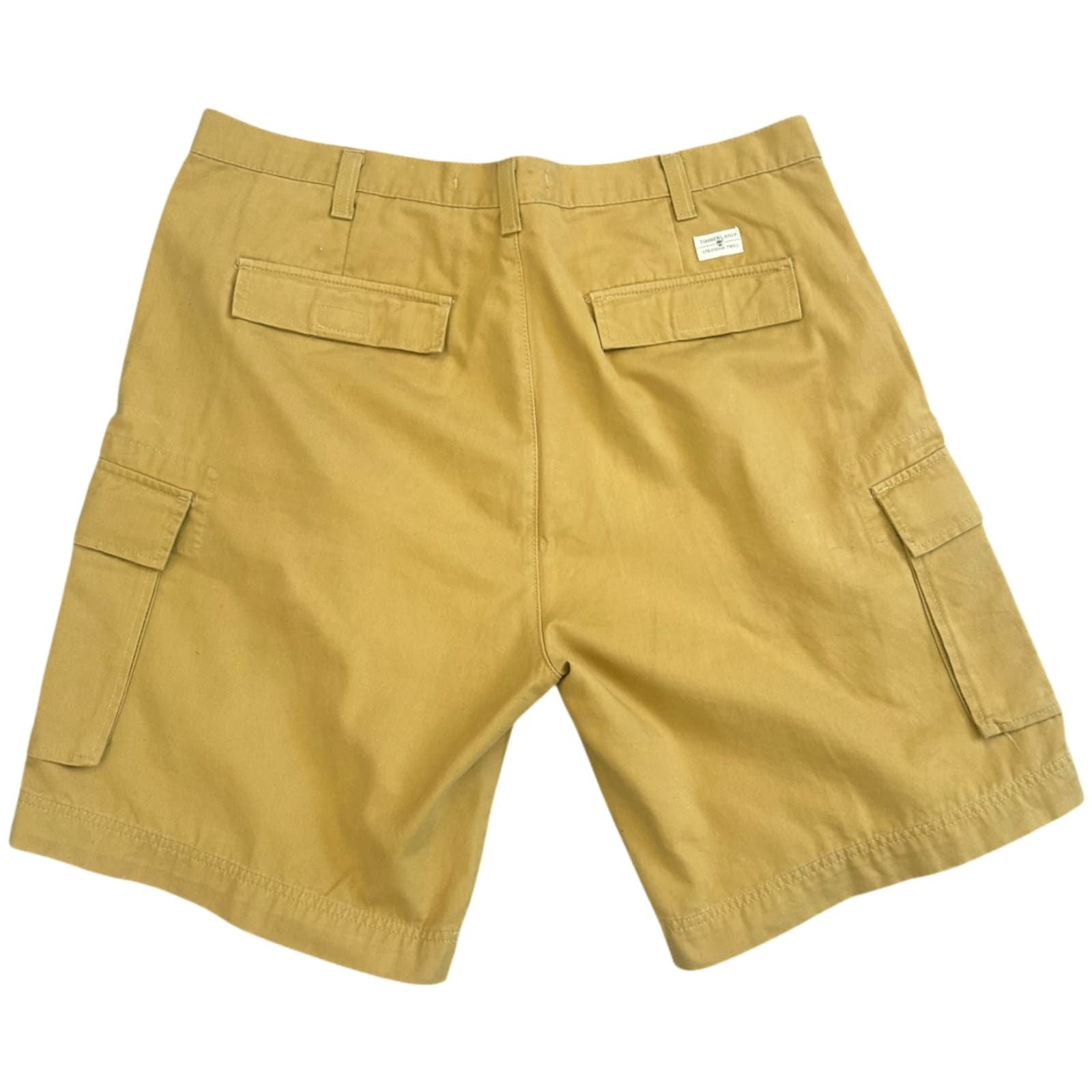 Timberland Bermuda Herren Shorts Gr 40 XL Beige Cargo Baumwolle Sommer