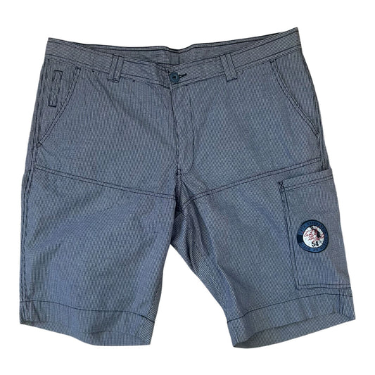 Luciano Bermuda Herren Shorts Gr 54 Blau Baumwolle Sommer Leicht