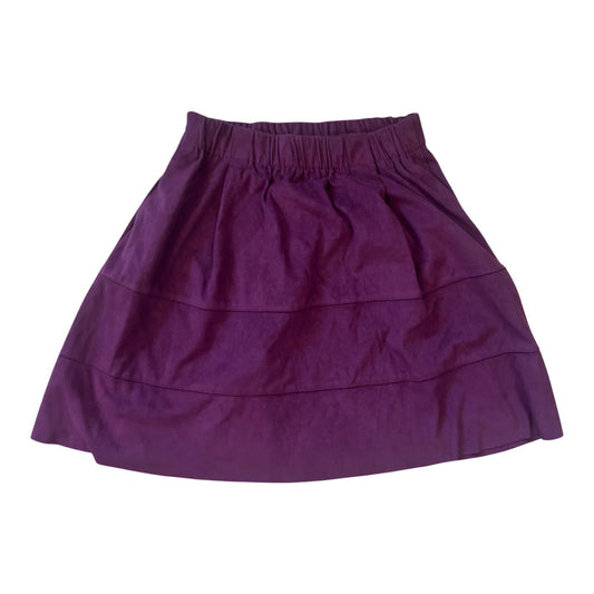 Noisy May Rock Damen Gr XS Bordeaux Gummibund Midi Velours Optik Casual