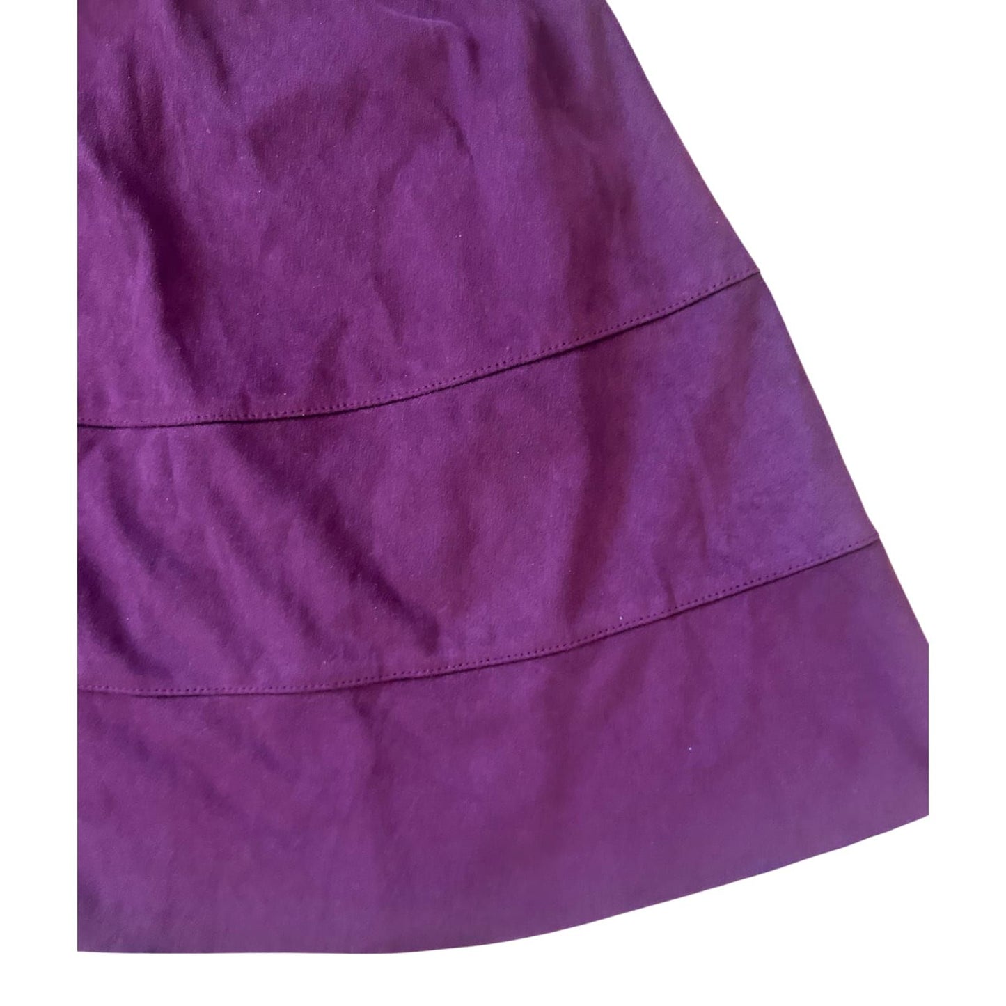 Noisy May Rock Damen Gr XS Bordeaux Gummibund Midi Velours Optik Casual